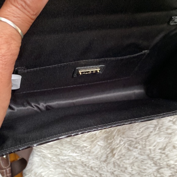 Womens Leather clutch envelope bag - Picture 5 of 8